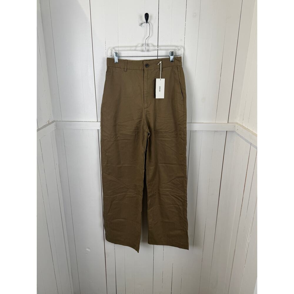 Buck Mason Brown Cotton Dress Pants Size 28 Women's